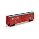Roundhouse HO RND15095 50' PS-1 Single Sliding Door Box, Chicago Burlington & Quincy
