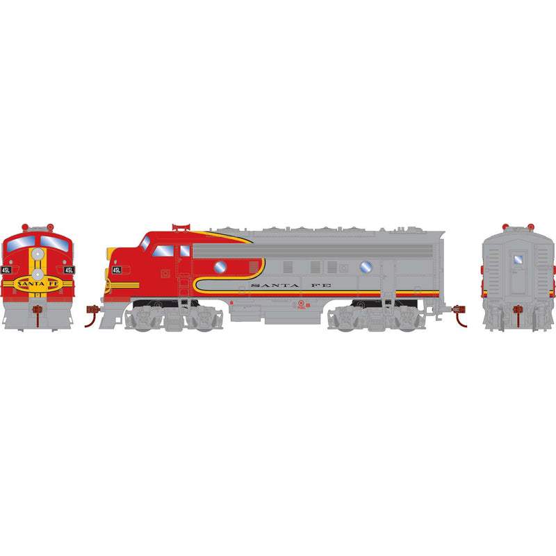 PREORDER Athearn Roundhouse RND3312 HO F7A Locomotive, ATSF