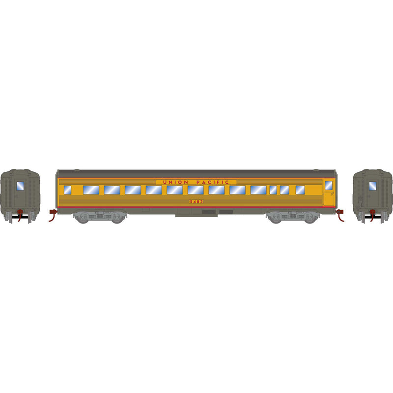 Athearn Roundhouse RND79130 HO Streamline Passenger Car, UP