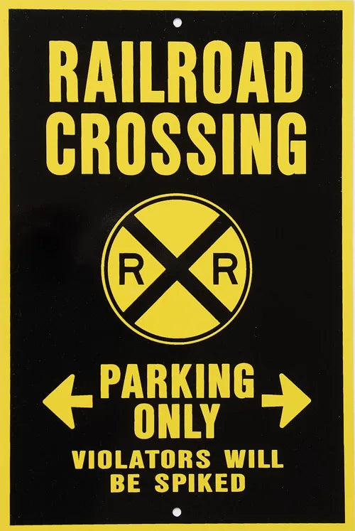 RR-23 Railroad Crossing Parking Sign