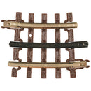 Atlas O 6068 21st Century Track System Nickel Silver Rail with Brown Ties, 3-Rail, O36 Quarter Curved Section (4)
