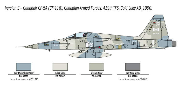 Italeri 1441 - SCALE 1 : 72 F-5A Freedom Fighter