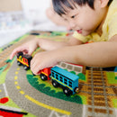 Melissa & Doug 51089 Round the Rails Train Rug