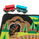 Melissa & Doug 51089 Round the Rails Train Rug