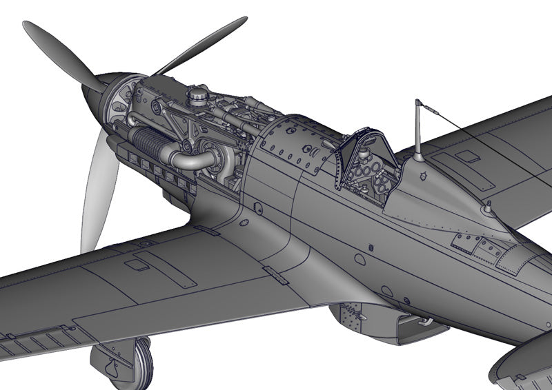 Italeri 2518 - SCALE 1 : 32 Macchi MC.202 Folgore