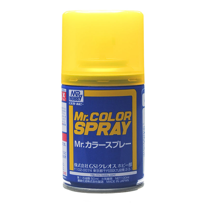 Mr. Hobby S48 GLOSS CLEAR YELLOW SPRAY