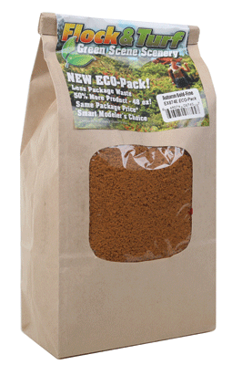 Scenic Express EX874E Flock and Turf Ground Cover, Autumn Gold Fine 48 oz. ECO Pack