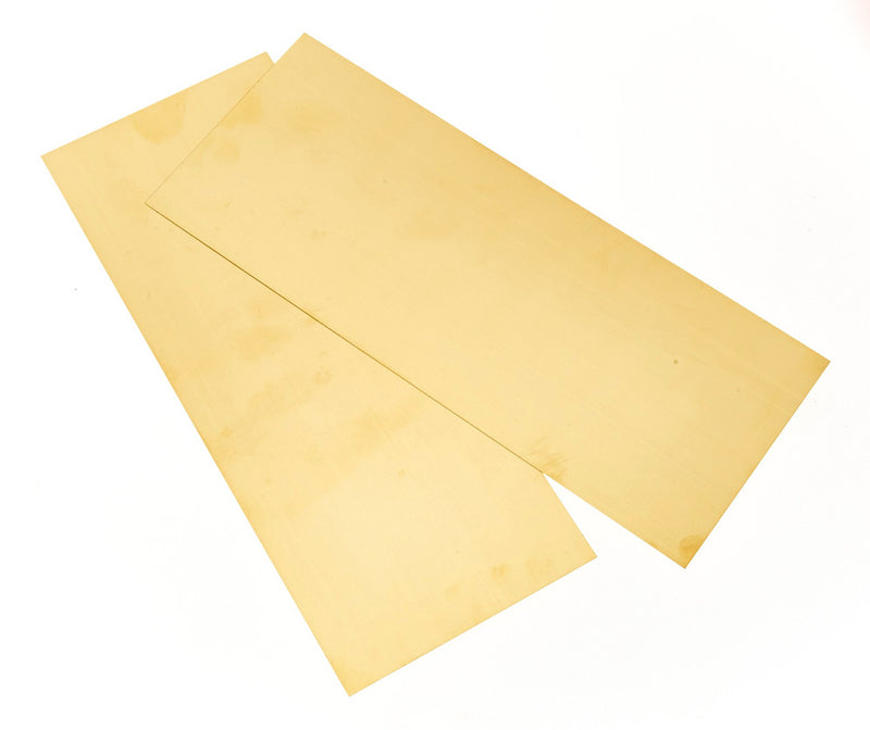 Albion Alloys SM1M Brass Sheet 0.12 mm 2pcs