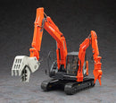 Hasegawa Models 52161 "Hitachi Construction Machinery dual-arm specification machine Astaco NEO" crusher/steel cutter specification machine 1:35 Scale Model Kit