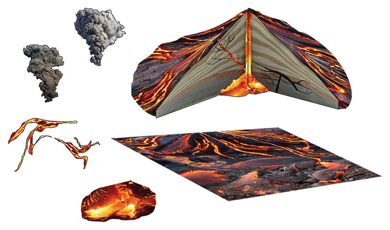Woodland Scenics SP4135 Scene-A-Rama Volcano Theme Kit
