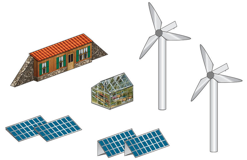 Woodland Scenics SP4138 Scene-A-Rama Energy Efficient Theme Kit