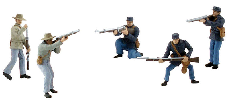 Woodland Scenics SP4445 American Civil War Soldiers Scene Setters