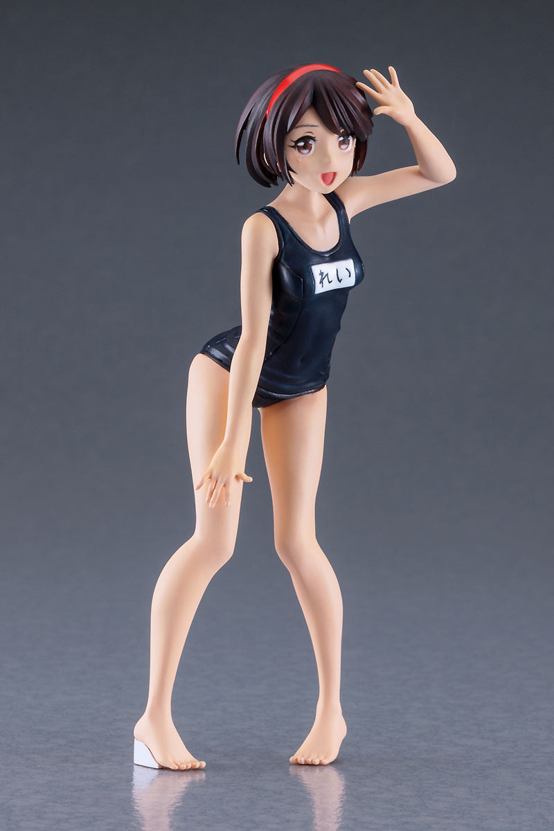 Hasegawa Models 52260 12 Egg Girls Collection No.08 “Rei Hasumi” (school swimsuit) 1:12 SCALE MODEL KIT