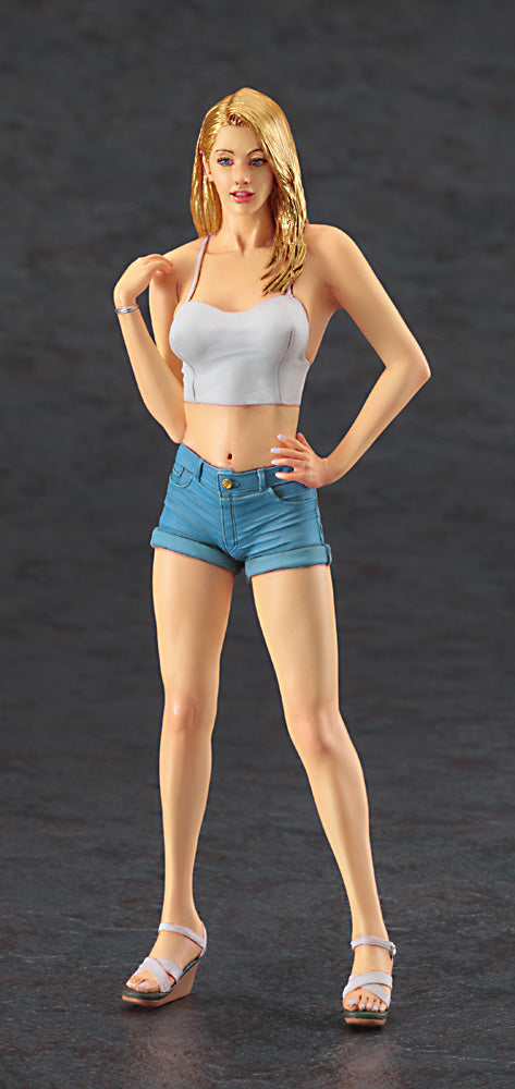 Hasegawa Models 52284 12 Real Figure Collection No.06 “Blonde Girl Vol.3” 1:12 SCALE MODEL KIT