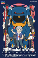Hasegawa Models 52310 20 MechatroweGo Eva Collaboration Series Vol.4 “Mark Six” + Kaworu Nagisa 1:20 Scale Model Kit