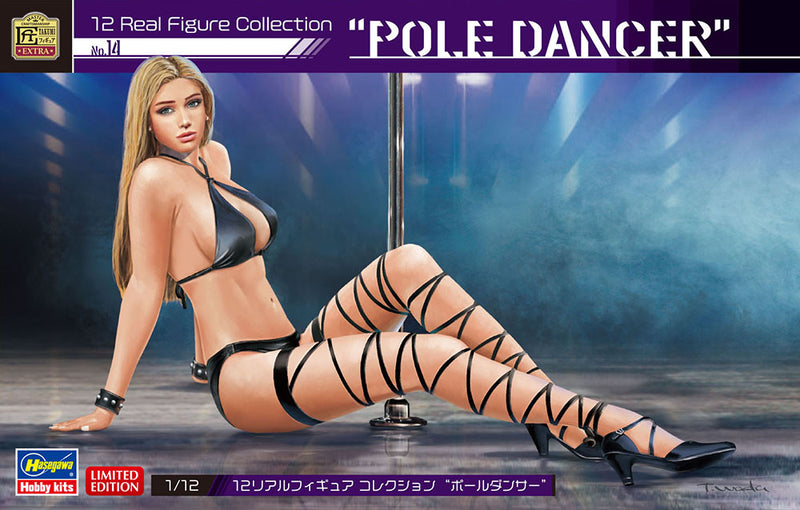 Hasegawa Models 52312 12 Real Figure Collection No.14 “Pole Dancer” 1:12 SCALE MODEL KIT