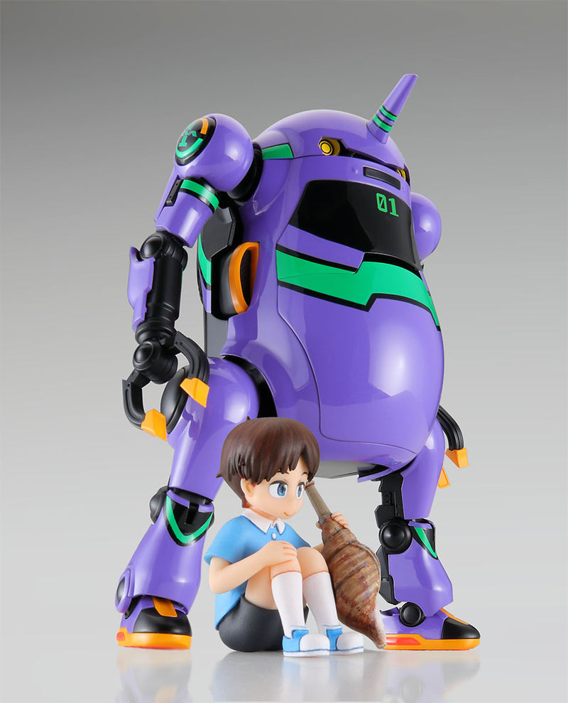 Hasegawa Models 52318 20 MechatroweGo Eva Collaboration Series Vol.5 “Shogoki” + Shinji Ikari 1:20 SCALE MODEL KIT