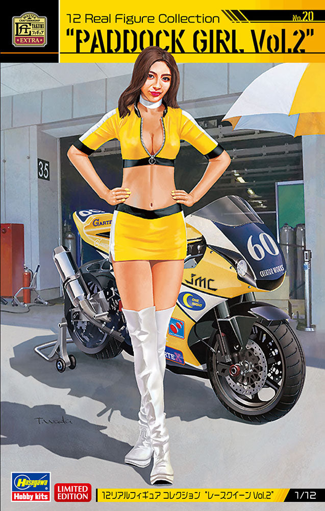 Hasegawa Models 52331 12 Real Figure Collection No.20 “Race Queen Vol.2” 1:12 SCALE MODEL KIT