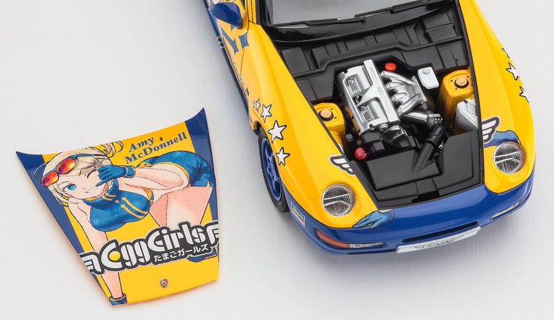 Hasegawa Models 52338 Porsche 968 “Egg Girls Amy McDonnell” 1:24 SCALE MODEL KIT