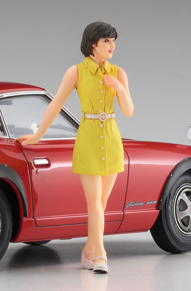 Hasegawa Models 52339 Nissan Fairlady 240ZG w/70's Girls Figure 1:24 SCALE MODEL KIT