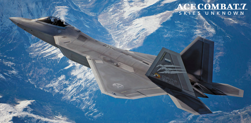 Hasegawa Models 52358 “Ace Combat 7 Skies Unknown” F-22 Raptor “Strider 1” 1:48 SCALE MODEL KIT