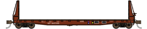 Wheels of Time N 50188 General Purpose Bulkhead Flat Cars, Southern Pacific (10)