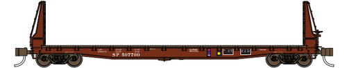 Wheels of Time N 50143 General Purpose Bulkhead Flat Car, Southern Pacific
