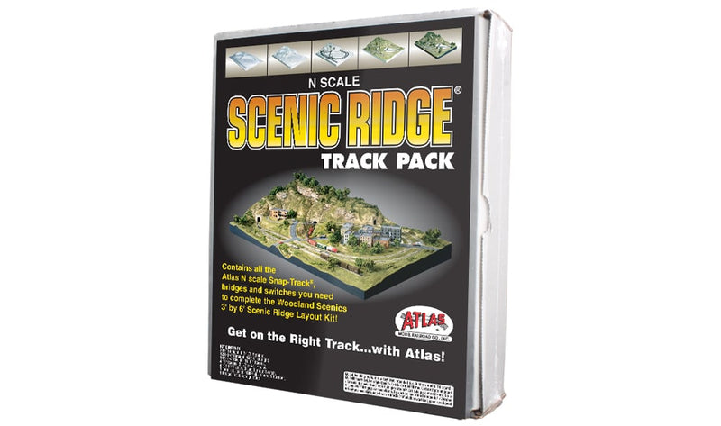 Woodland Scenics N ST1182 Scenic Ridge Track Pack