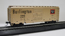 PREORDER Value Trains USA HO 40-217 40' PS-1 Boxcar, Chicago Burlington & Quincy Burlington Gold Heritage Scheme