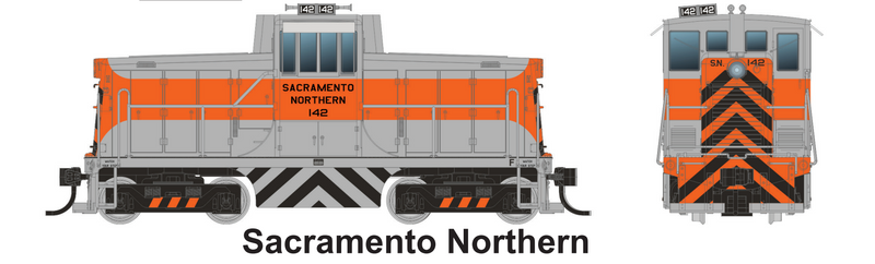 Rapido 048539 HO GE 44-Tonner - DC/DCC/Sound: Sacramento Northern