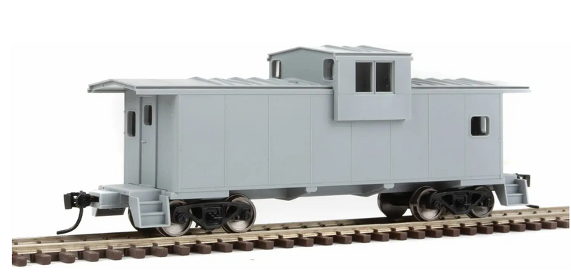 Walthers Mainline 910-8700 International Extended Wide-Vision Caboose - Ready-to-Run -- Undecorated, HO