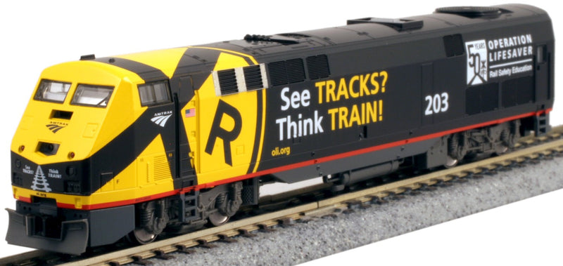 Kato N 1766039-LS GE P42 Genesis, Amtrak "Operation Life Saver"