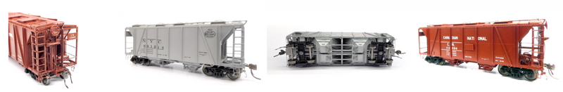 PREORDER Rapido 149002 HO Enterprise 2-Bay Covered Hopper 6-Pack - Ready to Run -- New York Central Set