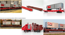 Rapido 151004A HO Marine Industries Piggyback Flatcar - Ready to Run -- Canadian Pacific