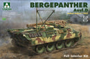Takom 2102 WWII Bergepanther Ausf D Tank Umbau Seibert 1945 w/Full Interior Kit
