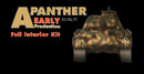 Takom 2097 WWII Panther A Early Production SdKfz 171 Tank w/Full Interior Kit