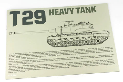 Takom Models - 2143 - 1:35 US T29 Heavy Tank Kit