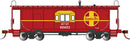 Bachmann HO 73206 Bay Window Caboose with Roofwalk, Atchison Topeka and Santa Fe