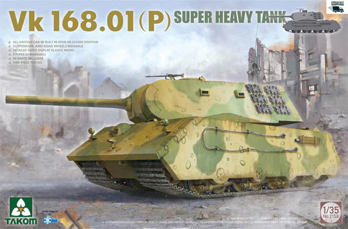 Takom Models - 2158 - 1:35 - VK168.01 (P) Super Heavy Tank