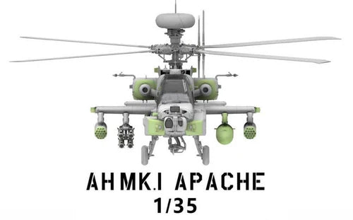 Takom Models - 2604 - 1:35 - AH-MK1 Apache Attack Helicopter - BRITISH