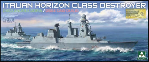 Takom Models - 6007 - 1:350 - Italian Horizon Class Destroyer D553 Andrea Doria / D554 Caio Duilio