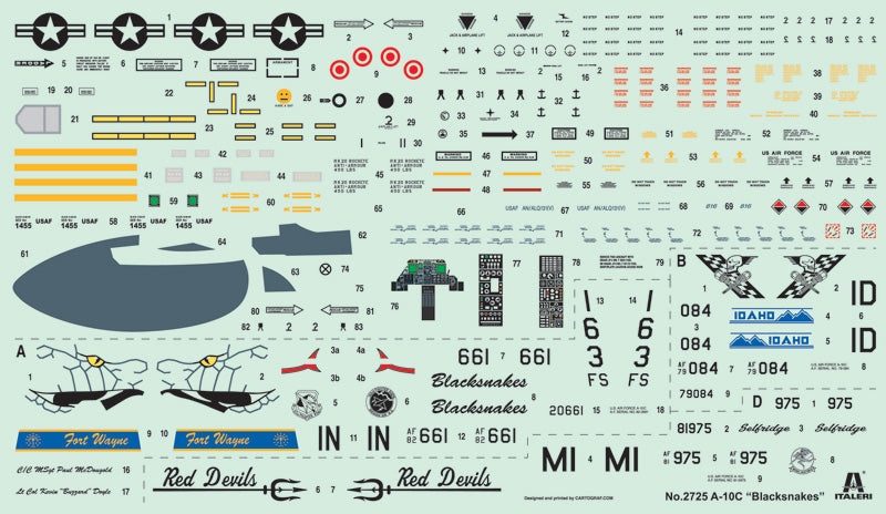 Italeri 2725 - SCALE 1 : 48 A - 10C ''Blacksnakes''