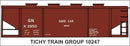 Tichy Train Group HO 10247 GN Sand Car MW Covered Hopper Decal Set