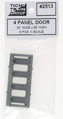 Tichy Train Group N 2513 4-Panel Door (8)