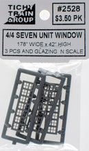 Tichy Train Group N 2528 4/4 Seven Unit Window (3)
