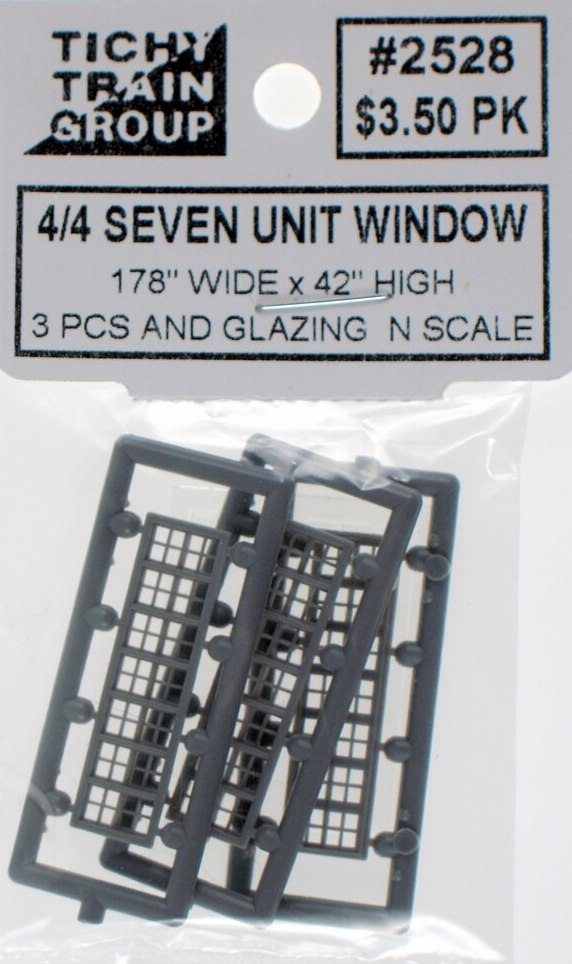 Tichy Train Group N 2528 4/4 Seven Unit Window (3)