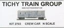 Tichy Train Group N 2703 Crew Car Kit