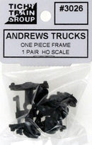 Tichy Train Group HO 3026 Andrews Trucks (1 Pair)