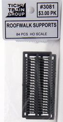 Tichy Train Group HO 3081 Roofwalk Supports (84)