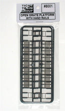 Tichy Train Group HO 8001 Open Grate Platform with Handrails Kit (2)